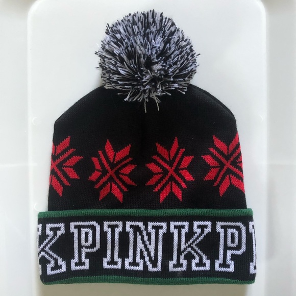 PINK Toboggan with Pom Pom - Picture 1 of 3